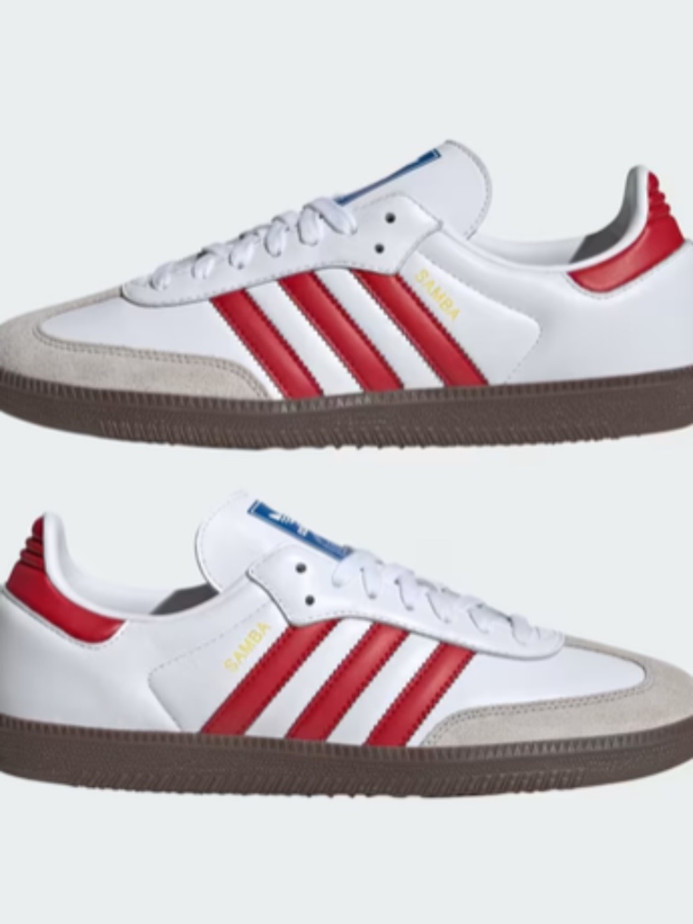 ADIDAS Samba OG - Red - Men's Size 11